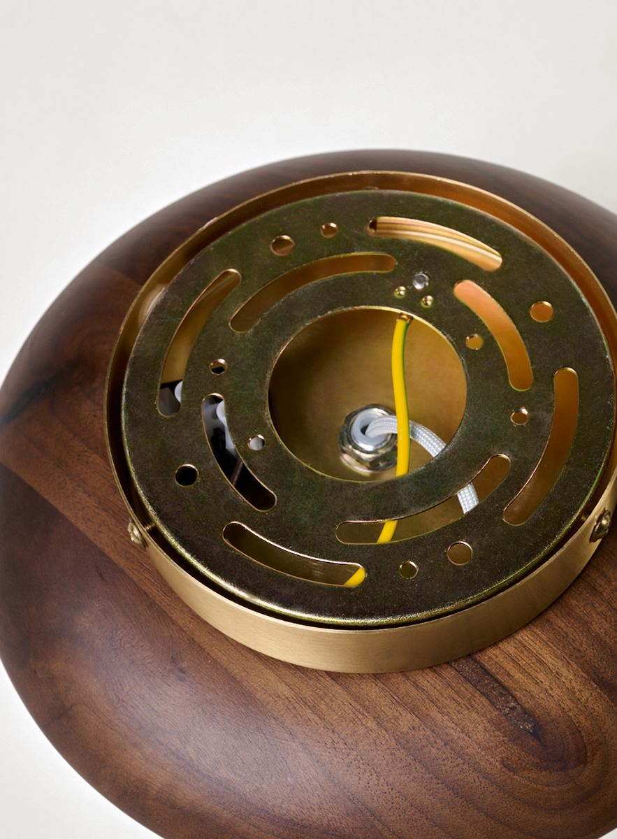 Seinälamppu ruskea - 5