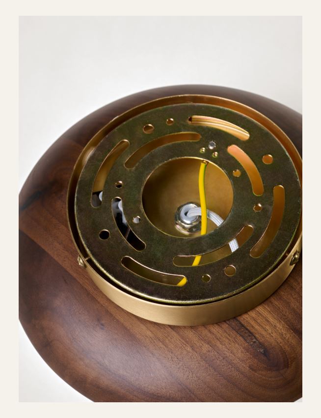 Seinälamppu ruskea - 5