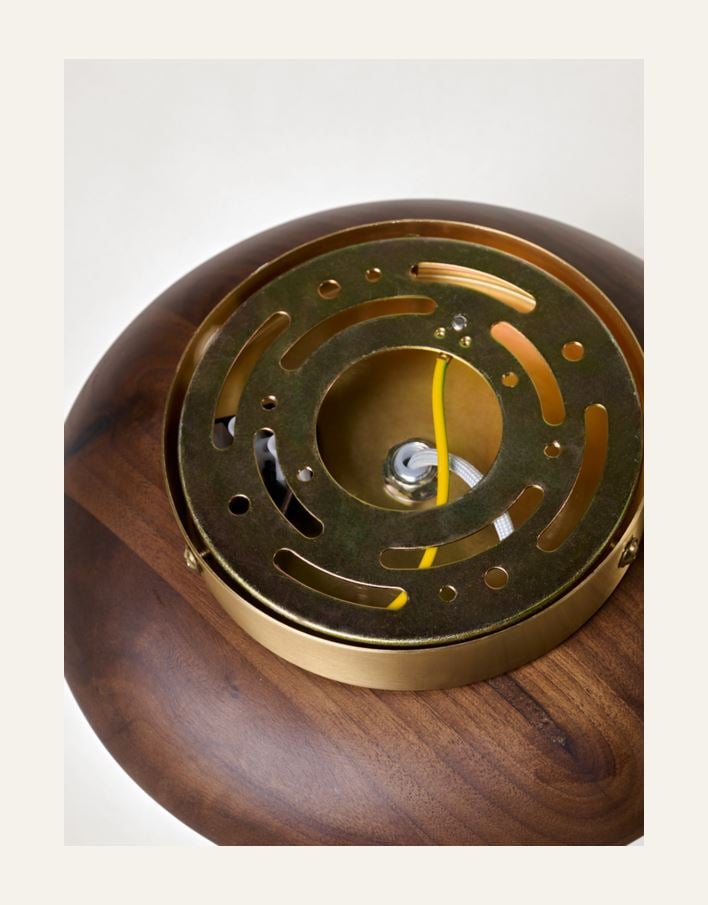 Seinälamppu ruskea - 5