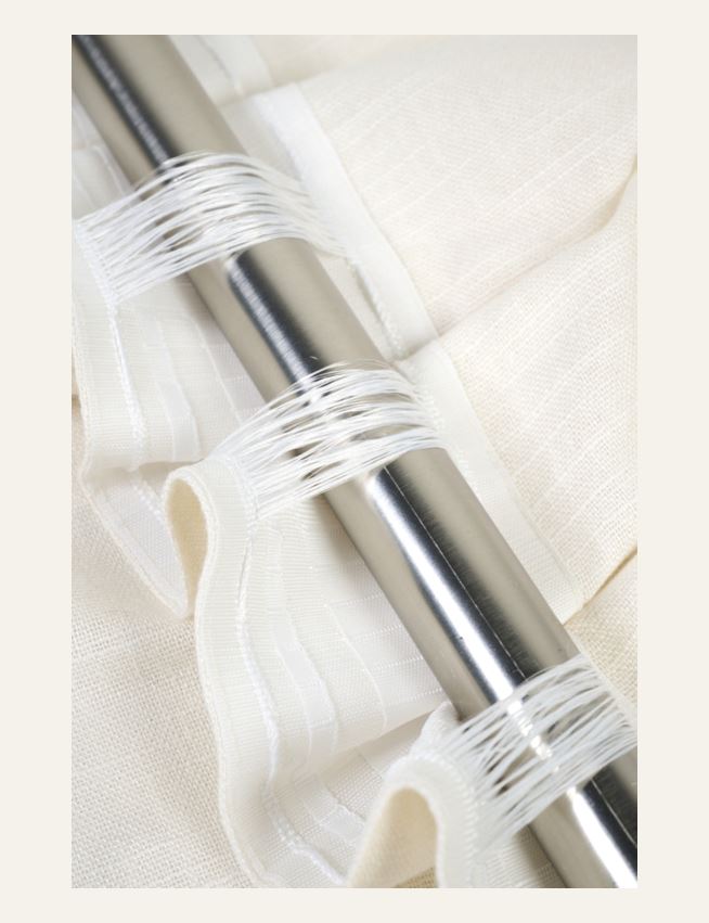 Verho luonnonvalkoinen - 3