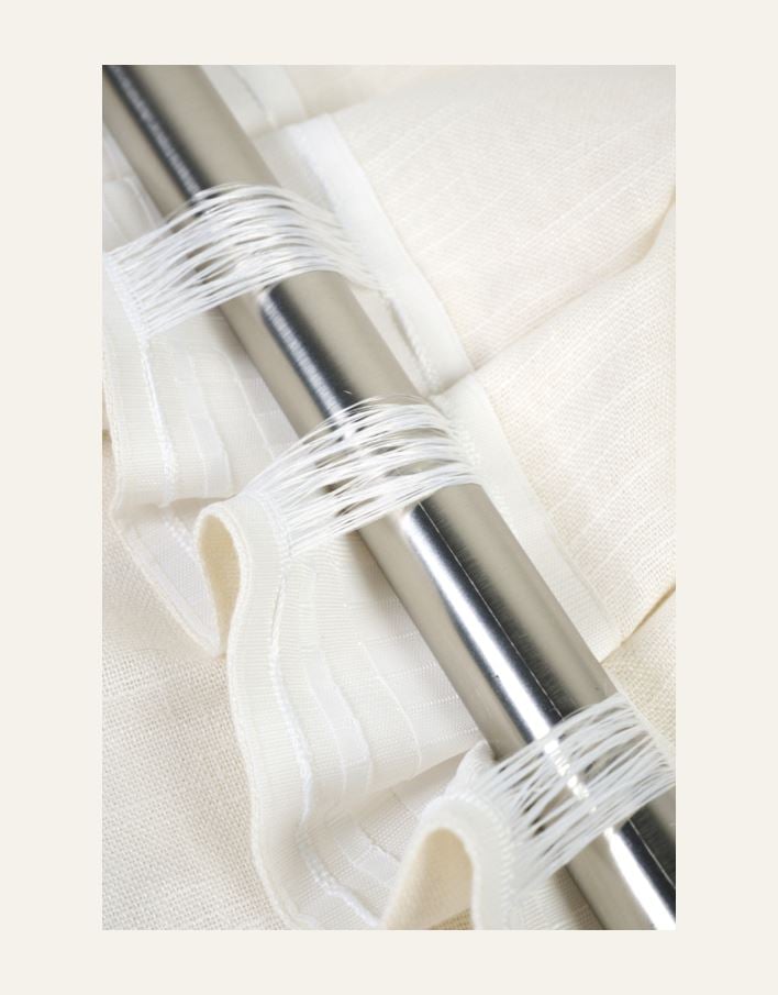 Verho luonnonvalkoinen - 3