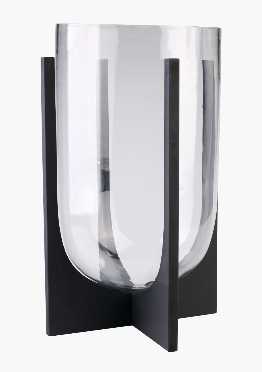 Maljakko läpikuultava - 13x13x24 cm läpikuultava - 1