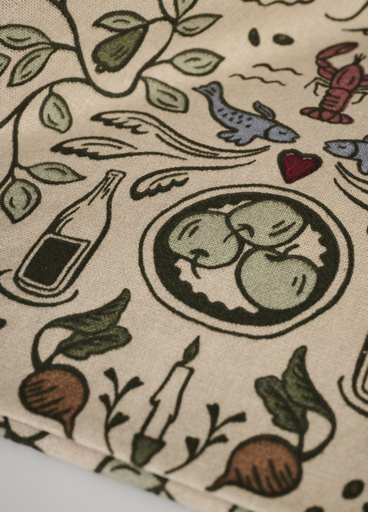 Kangaslautasliina, 2 kpl  moniväri - 2