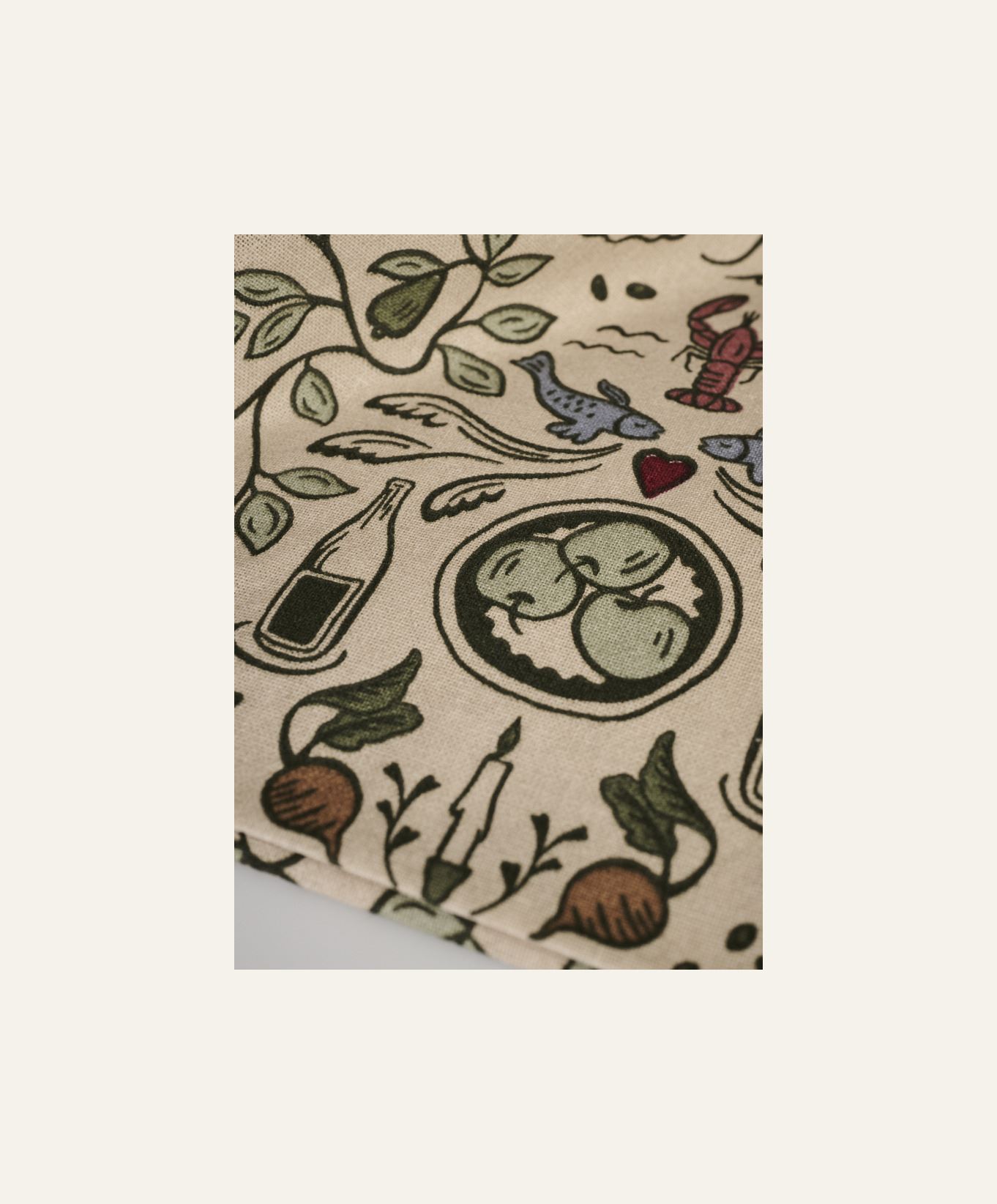 Kangaslautasliina, 2 kpl moniväri - 2