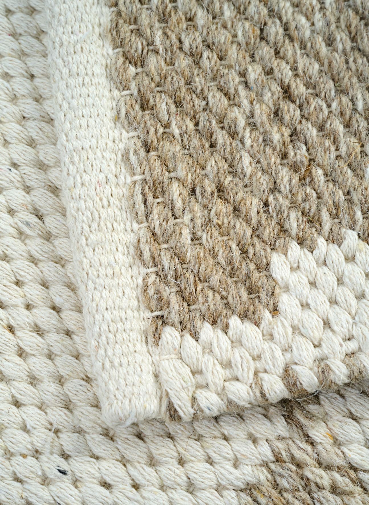 Villamatto moniväri/ruskea - 6