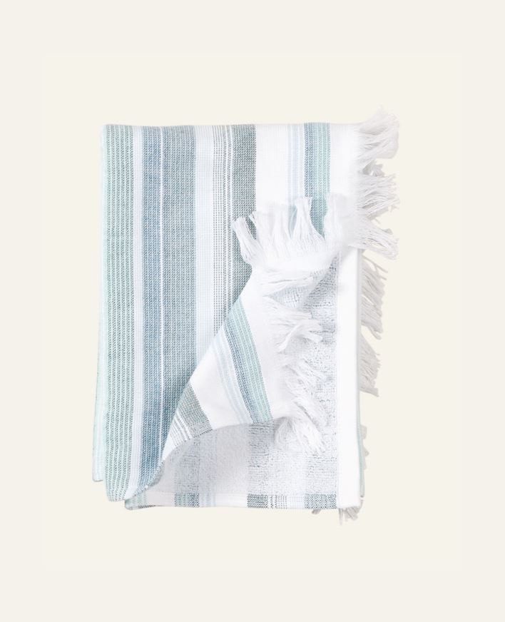 Pyyhe moniväri/sininen - 50x70 cm moniväri/sininen - 1