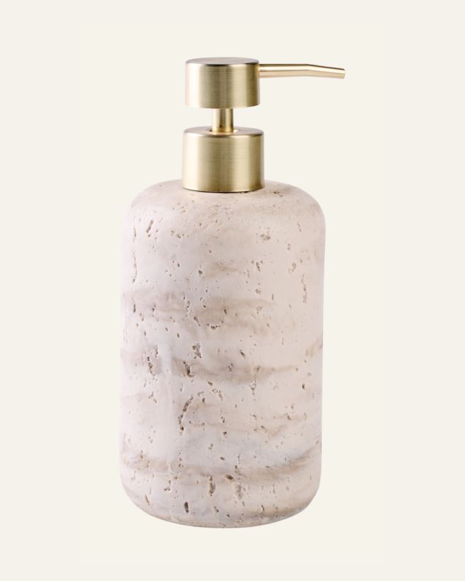 Saippuapumppu beige - 8,3x8,3x19,3 cm beige - 1