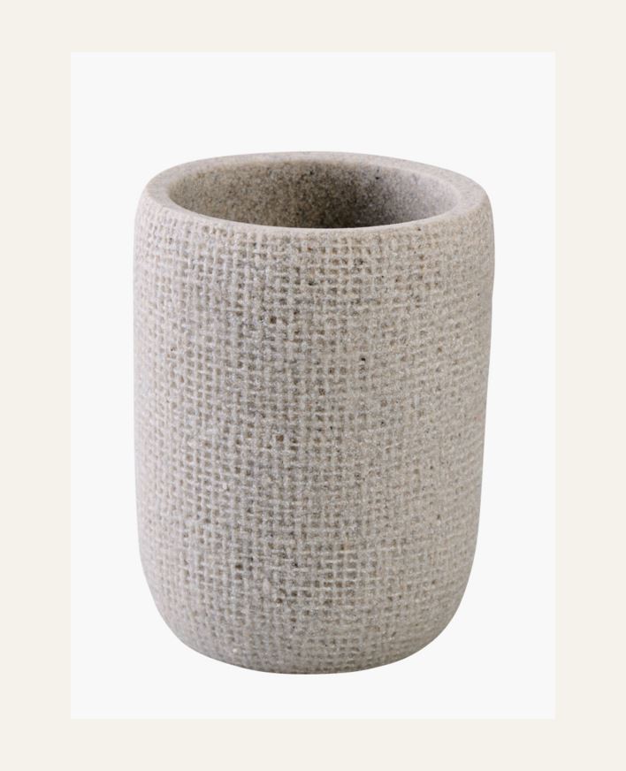 Hammasharjamuki harmaa - 7,3x7,3x,9,4 cm harmaa - 1