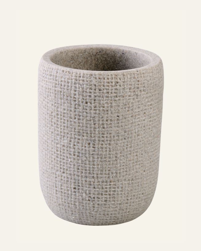 Hammasharjamuki harmaa - 7,3x7,3x,9,4 cm harmaa - 1