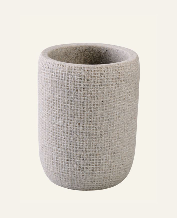 Hammasharjamuki harmaa - 7,3x7,3x,9,4 cm harmaa - 1