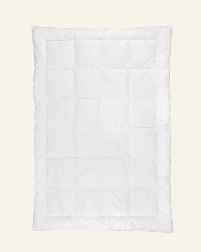 Lämmin kuitupeitto valkoinen - 150x210 cm valkoinen - 1