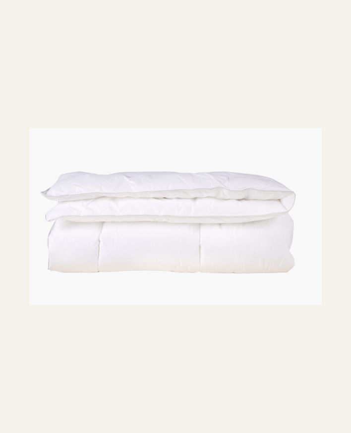 Lämmin kuitupeitto valkoinen - 150x210 cm valkoinen - 1