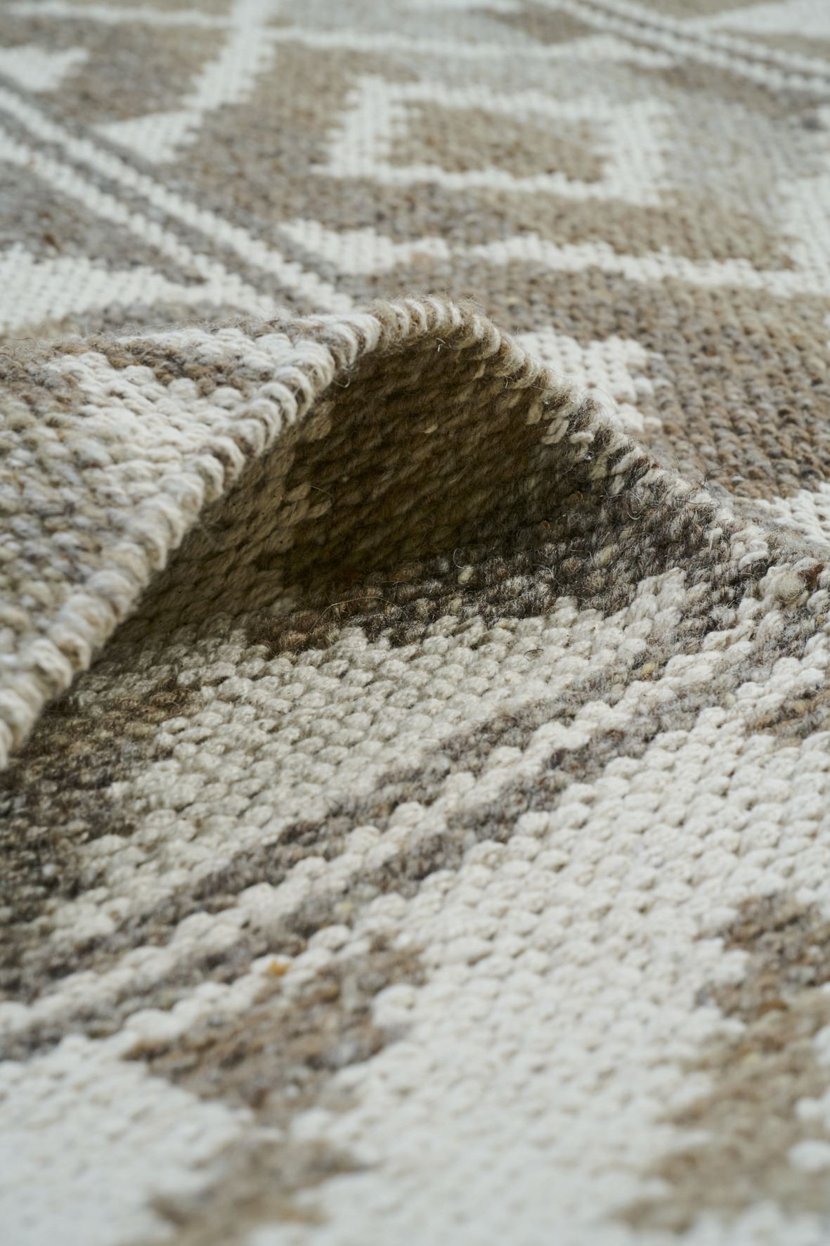 Villamatto moniväri/ruskea - 3