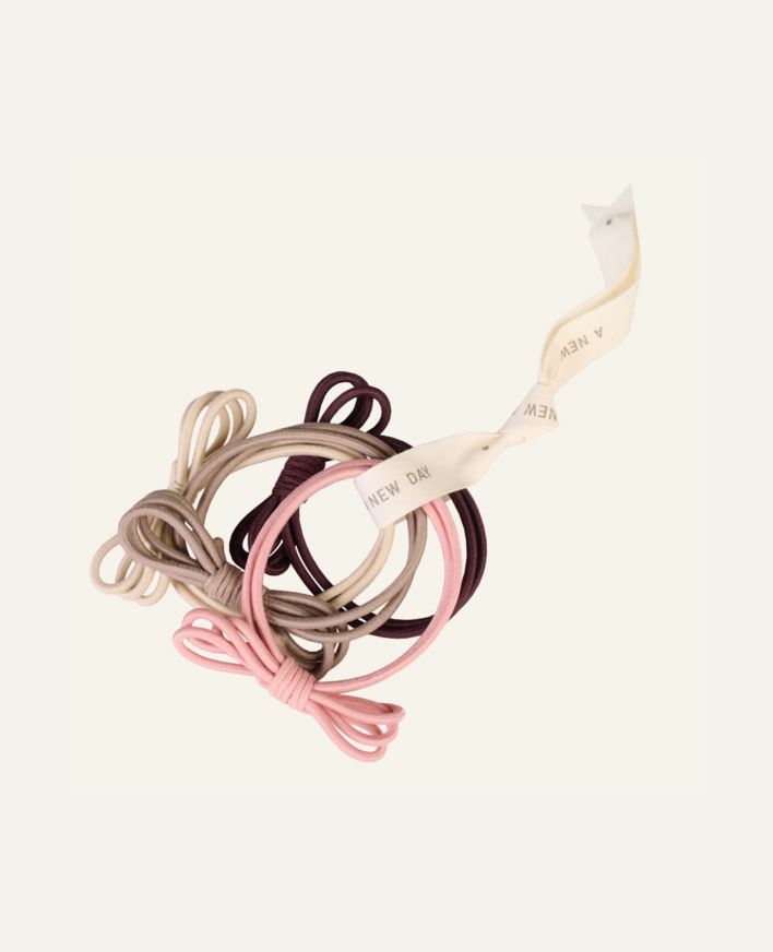 Hiuslenkit 4 kpl moniväri/roosa - ø6cm moniväri/roosa - 1