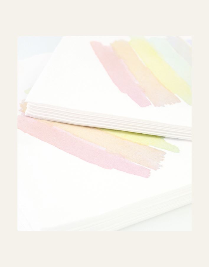 Paperiservetit moniväri - 2