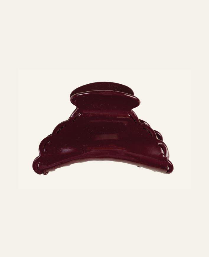 Hiusklipsi viininpunainen - 11x5x5,5 cm viininpunainen - 1