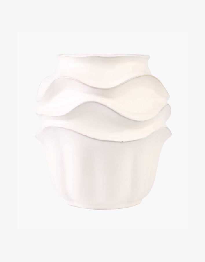 Maljakko luonnonvalkoinen - 20,5x20,5x21,5 cm luonnonvalkoinen - 1