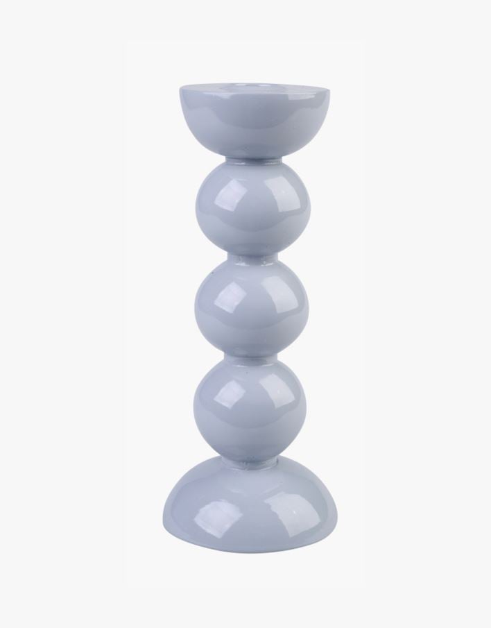 Kynttilänjalka sumuinen sininen - 7x7x15 cm sumuinen sininen - 1
