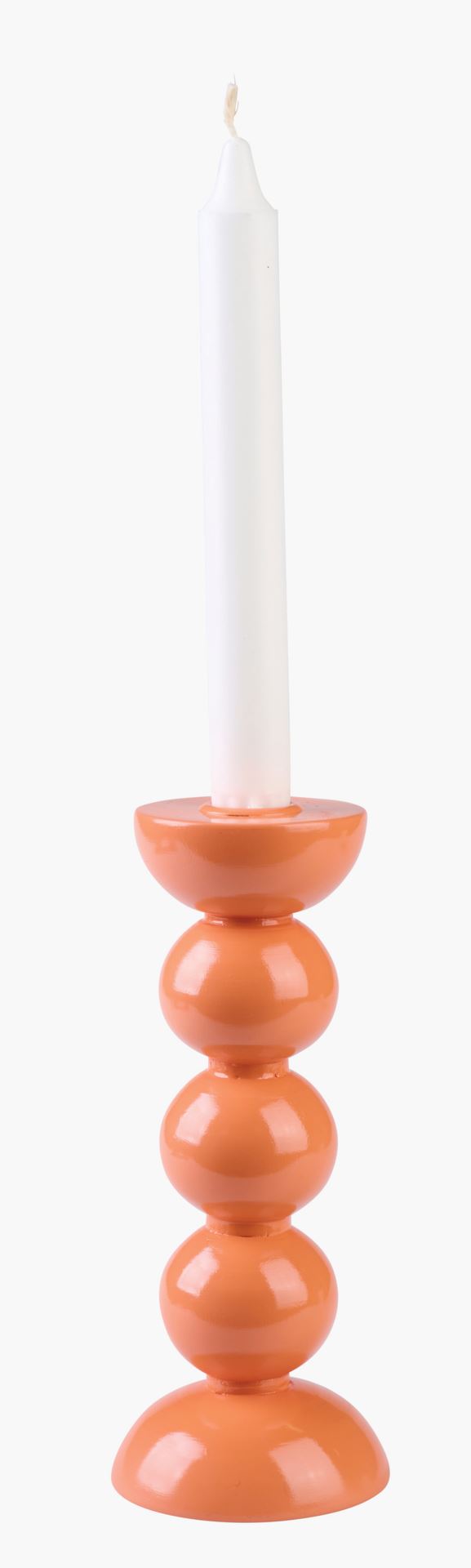 Kynttilänjalka oranssi - 8x8x20 cm oranssi - 1