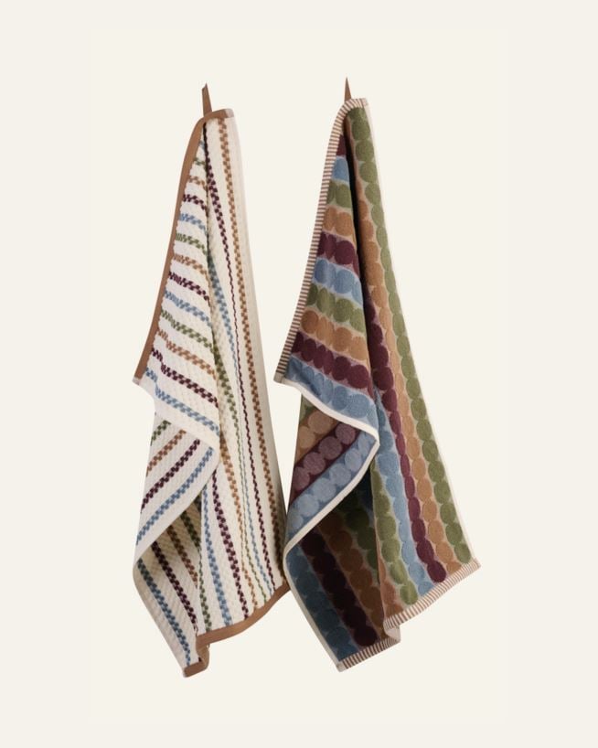 Keittiöpyyhkeet 2 pcs beige - 45x70 cm beige - 1