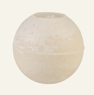 Round pöytäkynttilä vaalean beige