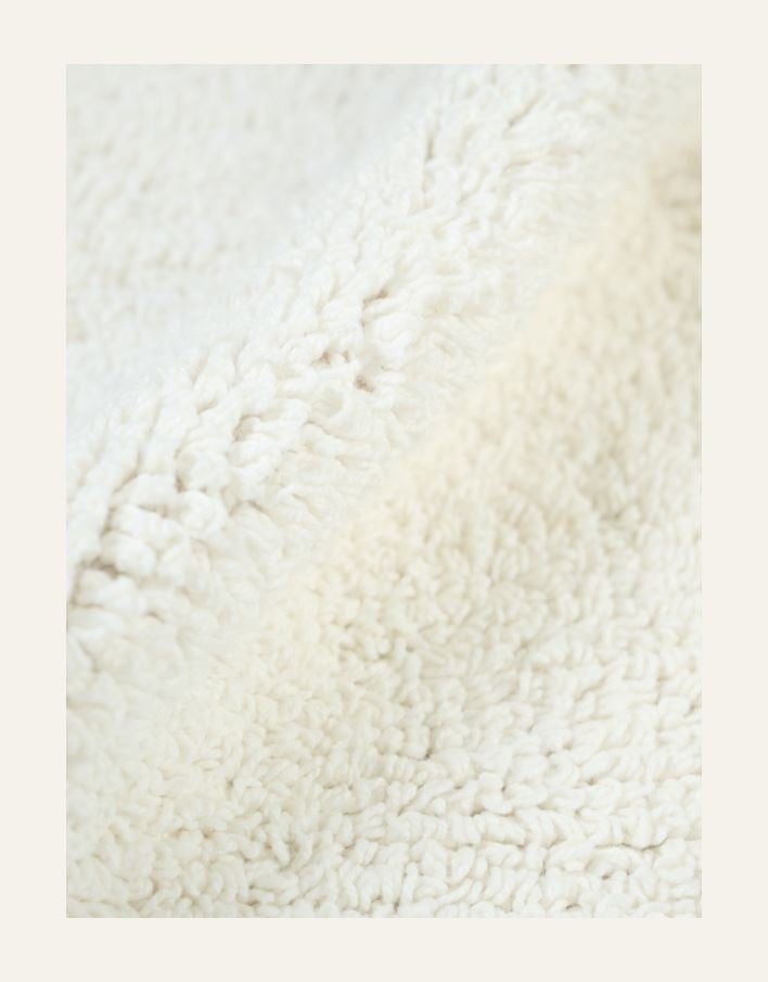 Kylpyhuoneenmatto luonnonvalkoinen - 2