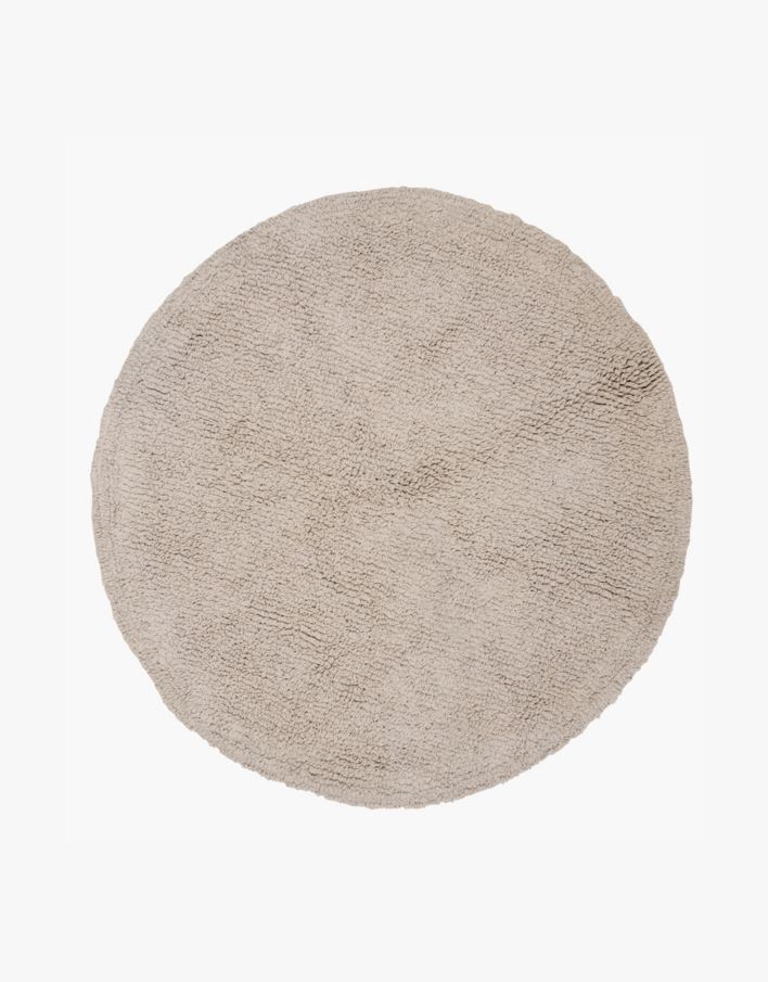 Kylpyhuoneenmatto beige - ø60 cm beige - 1