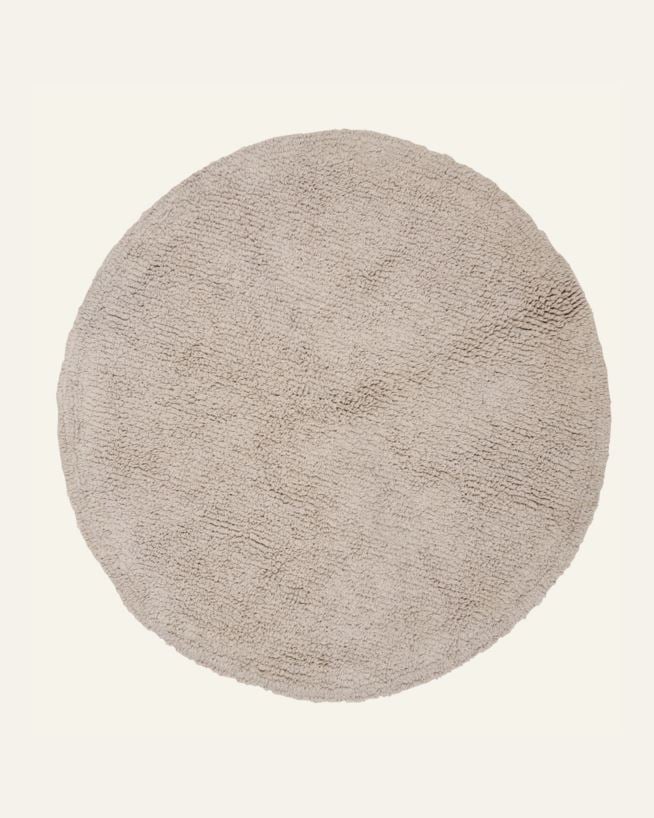 Kylpyhuoneenmatto beige - ø60 cm beige - 1