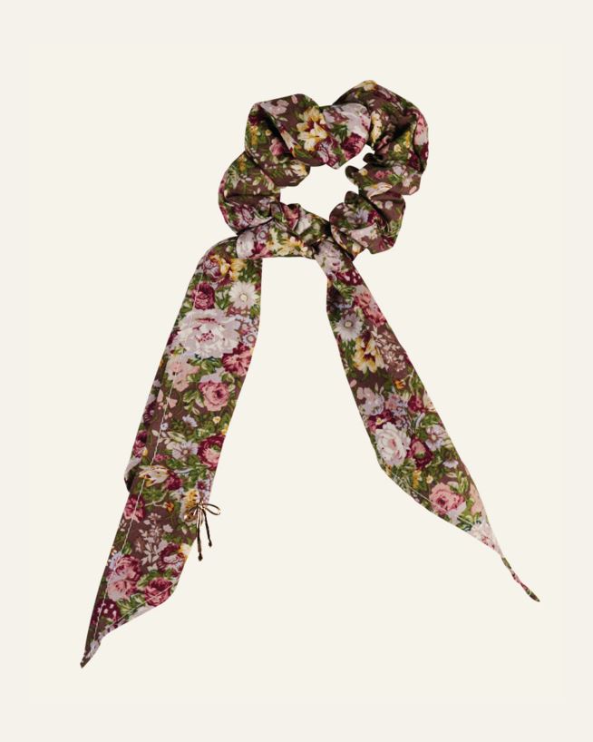 Hiuslenkki ruskea - ø6,5 cm ruskea - 1