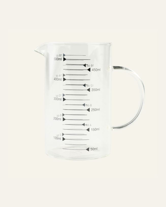 Mittakuppi läpikuultava - 500 ml läpikuultava - 1