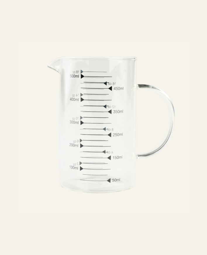 Mittakuppi läpikuultava - 500 ml läpikuultava - 1