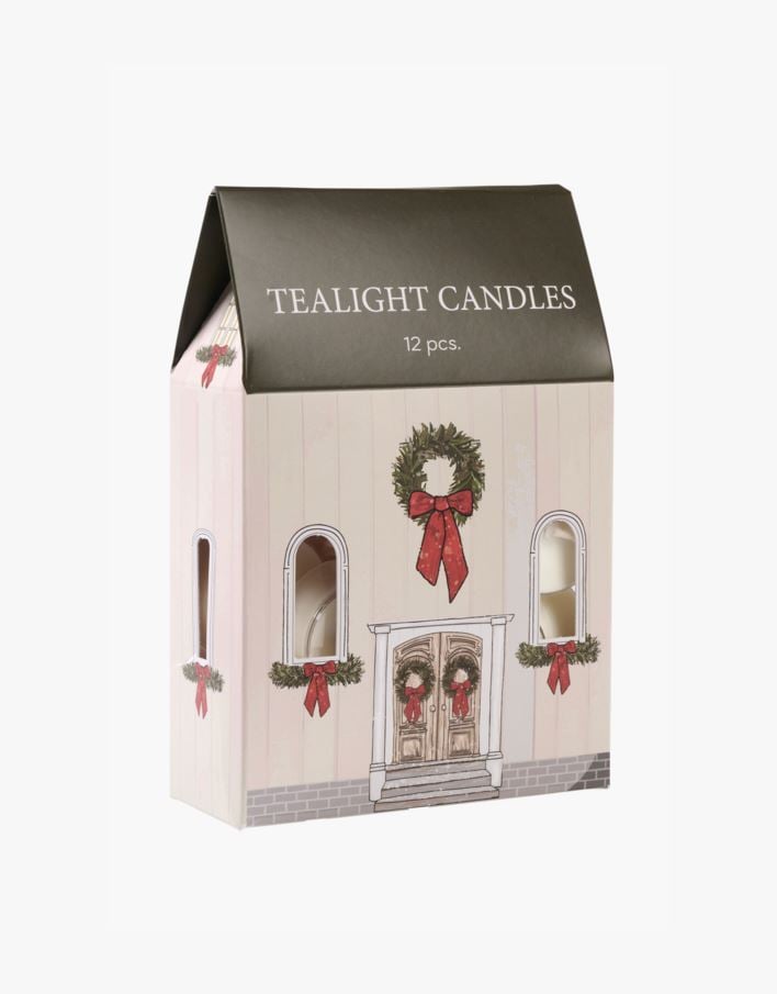 Teevalot 12 kpl valkoinen - ø4cm valkoinen - 1