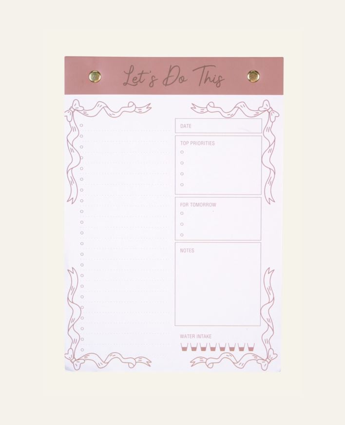 Viikkomuistio roosa - 14,5x21 cm roosa - 1