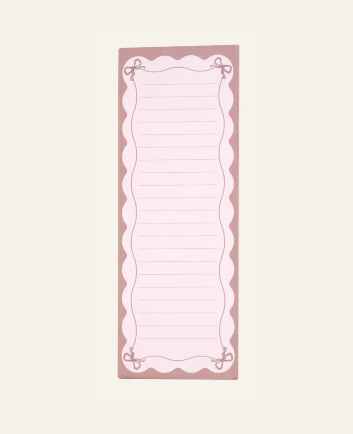 Muistilehtiö roosa - 7,5x21x0,8 cm roosa - 1