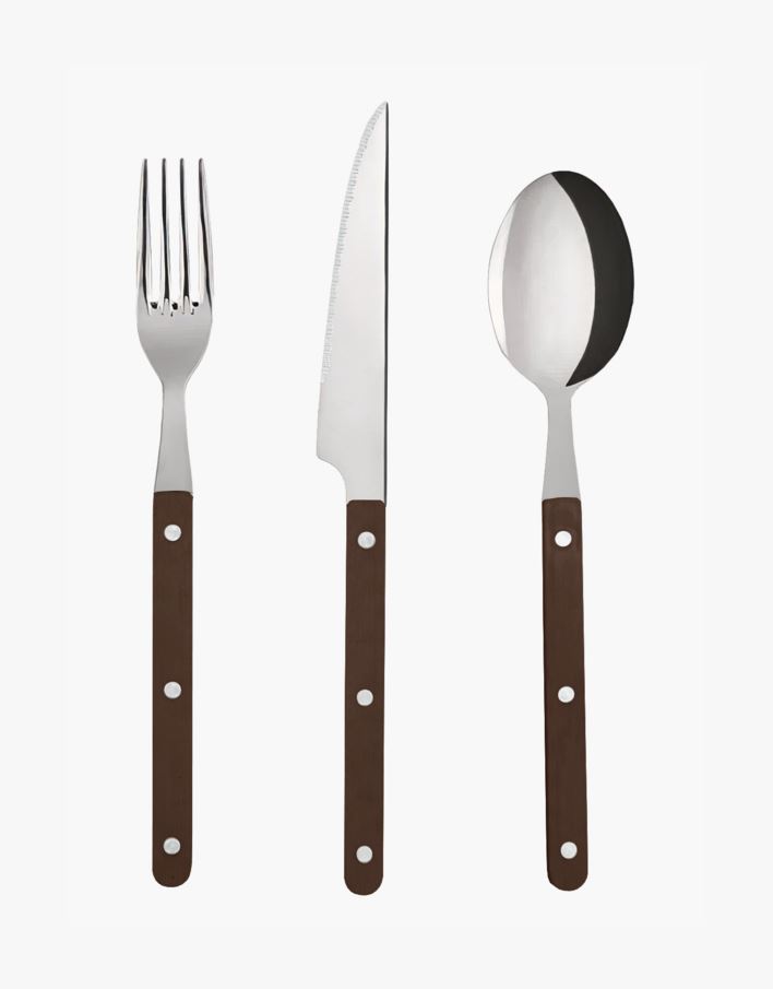 Aterinsetti 3 osaa ruskea - 3 stk ruskea - 1