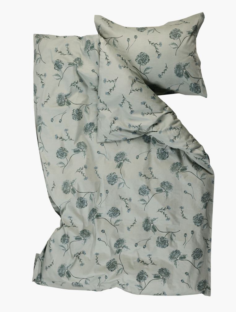 Pussilakanasetti satiinipuuvillaa vihreä - 2