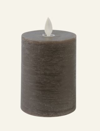 Lucius rustic led-pöytäkynttilä ruskea