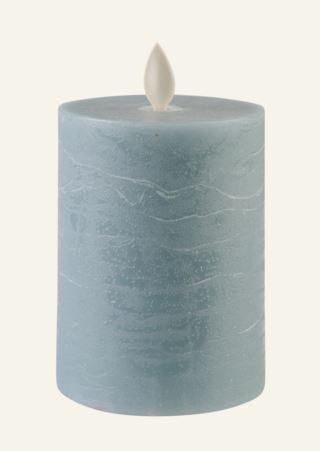Lucius rustic led-pöytäkynttilä vaaleansininen