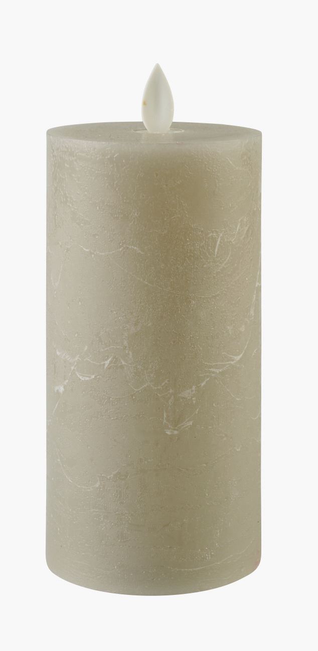 Led-pöytäkynttilä hiekka - 7,5x7,5x15 cm hiekka - 1