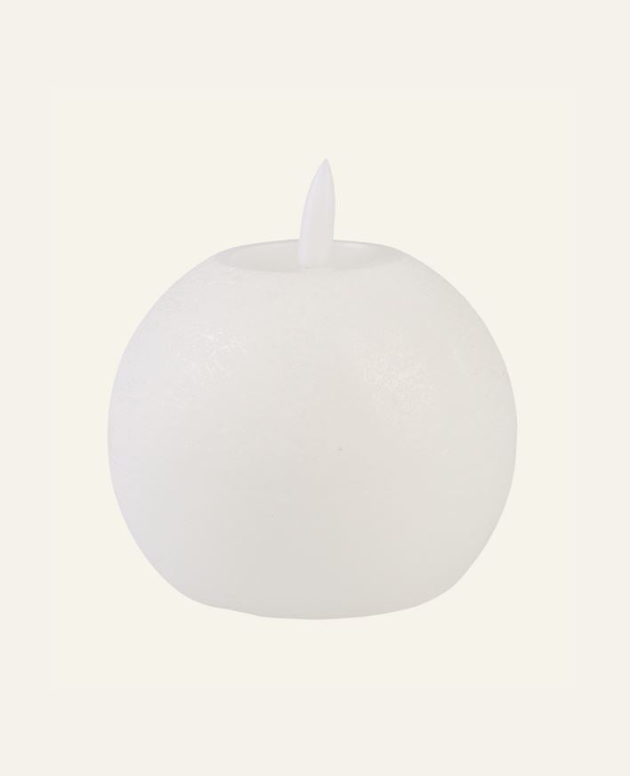 Led-kynttilä valkoinen - 10x10x8,5 cm valkoinen - 1