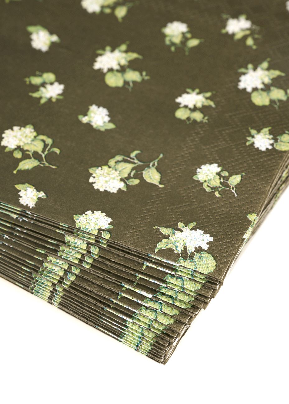 Paperiservetit moniväri/harmaa - 2