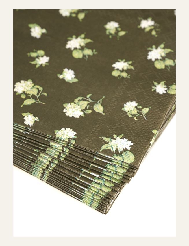 Paperiservetit moniväri/harmaa - 2