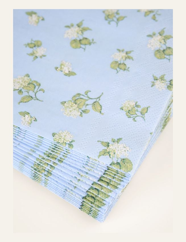 Paperiservetit moniväri/sininen - 2