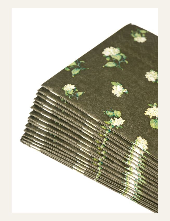 Ruokapaperiservetti moniväri/harmaa - 2