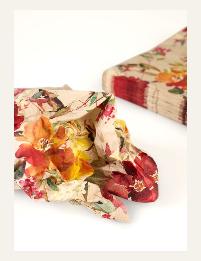 Ruokaservetit moniväri - 3