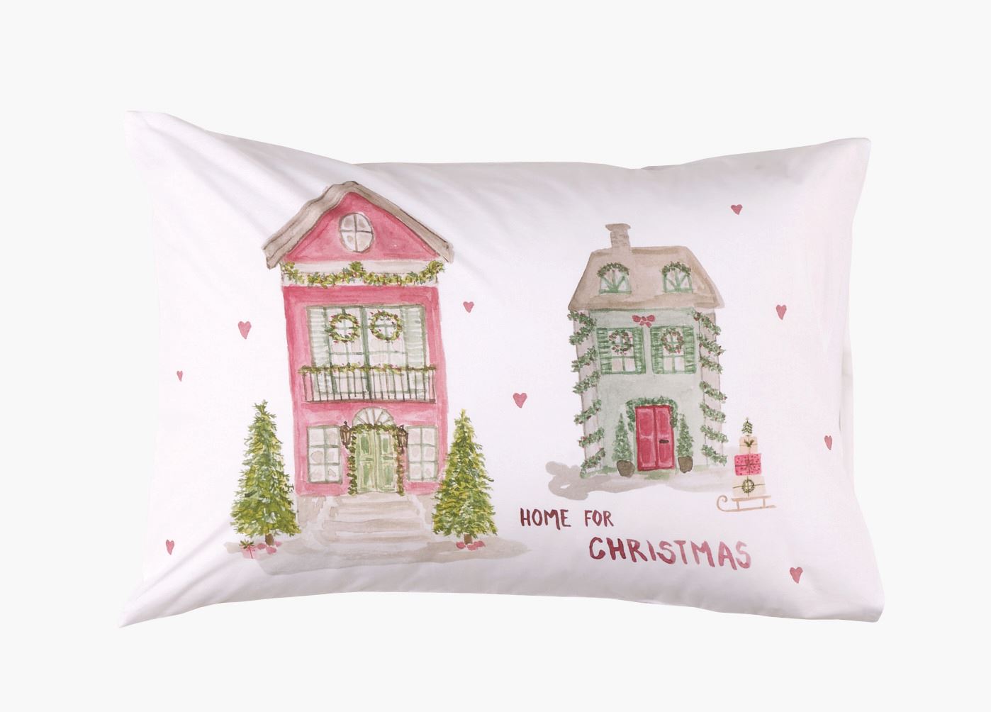 Tyynyliina puuvillaa valkoinen - 50x60 cm valkoinen - 1