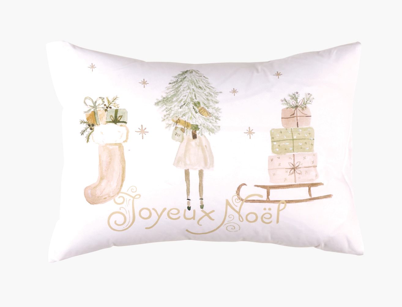 Tyynyliina puuvillaa valkoinen - 50x60 cm valkoinen - 1