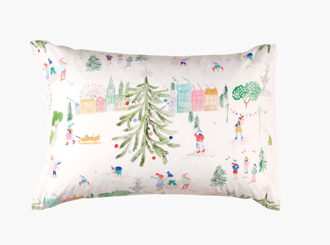 Tyynyliina puuvillaa luonnonvalkoinen - 70x100 cm luonnonvalkoinen - 1