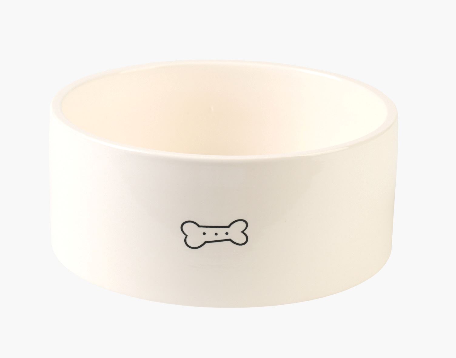 Koiran kulho valkoinen - 16x16x7 cm valkoinen - 1
