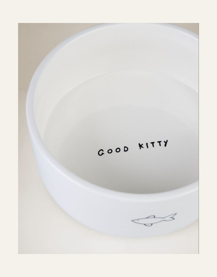 Kissan kulho valkoinen - 4